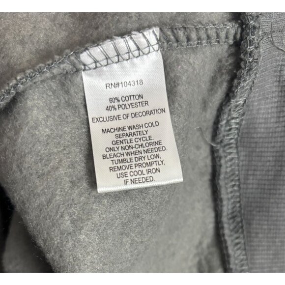 Planet Heart Juniors' Women'sFleece Crochet-Trim Crewneck Sweatshirt Gray XL NWT - Picture 7 of 8